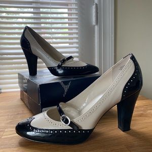 Retro Saddle Shoe Heel